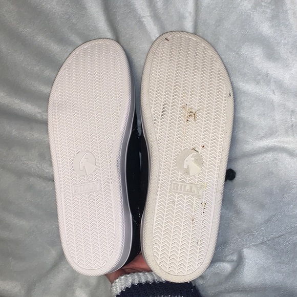 BILLY Footwear Sneaker II black canvas zip on zip off size 9 - Picture 6 of 7